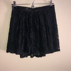 Jessica Simpson Black Lace Mini Skirt Small
